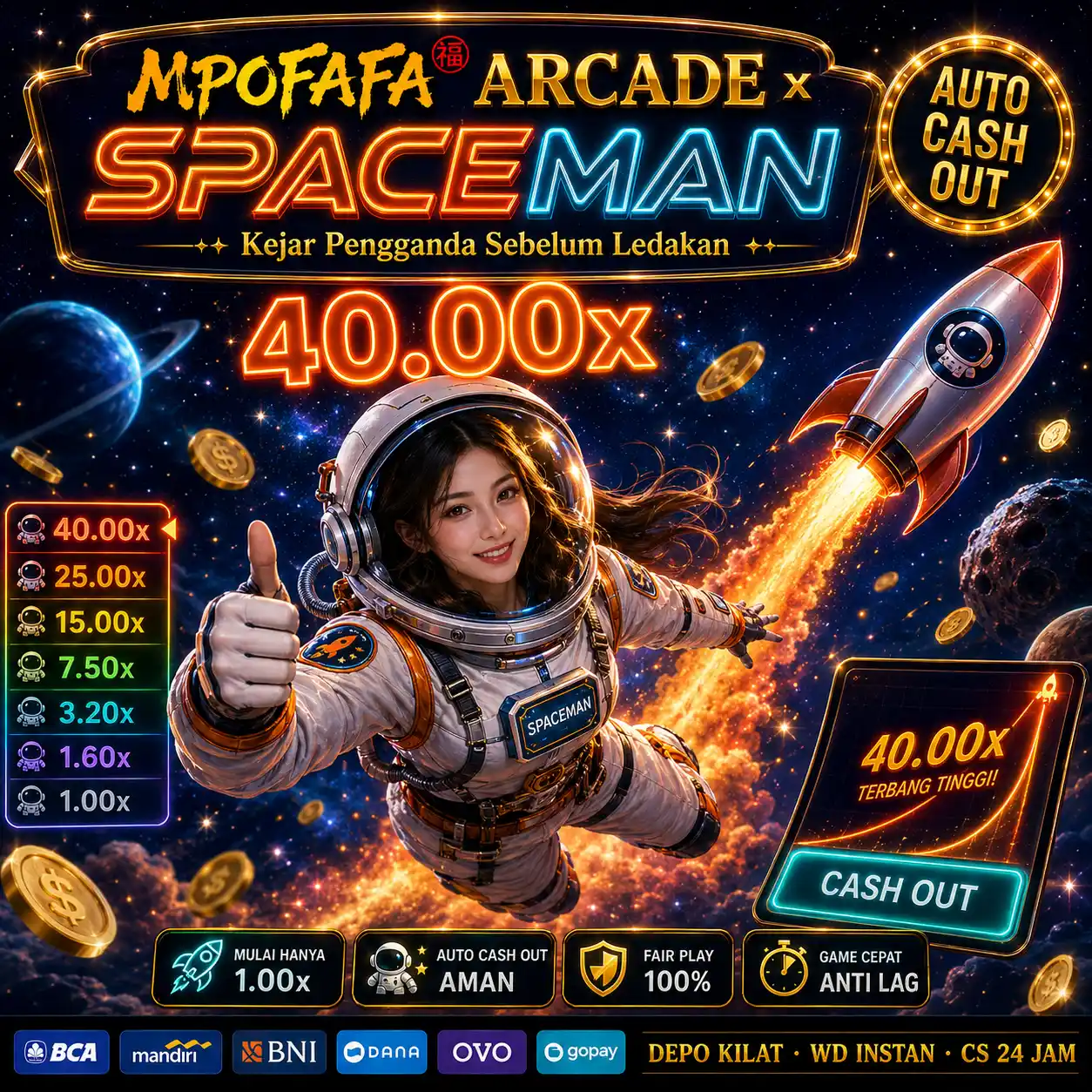 MPOFAFA Arcade Spaceman